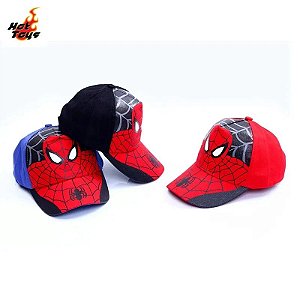 Boné Spiderman homem aranha para meninos e meninas chapéus de super-herói