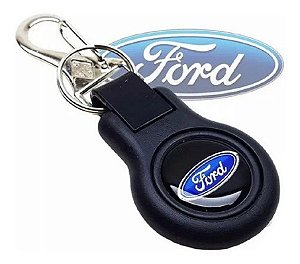 Chaveiro Automotivo Emborrachado Logo Ford Resinado 