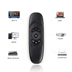 Mini Air Mouse Teclado Bluetooth Tv Wireless Backlit Keyboard 7 Cores