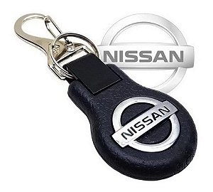 Chaveiro Emborrachado Nissan Mosquetão Cromado Marcas Logo