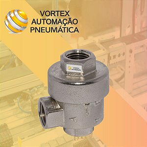 Valvula Escape Rápido Rosca 1/4 Para Cilindro Pneumático