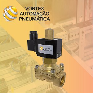 Válvula Solenóide Rosca 3/4" Bsp NORMAL ABERTA P/ Até 80°c - 220V