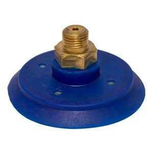 Ventosa plana em silicone 75mm ROSCA 1/4