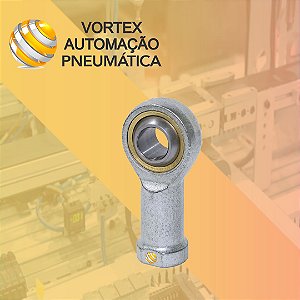Ponteira Rotular / Rotula Rosca Femea P/ Cilindros pneumáticos Ø25 e Ø32 - M10 x 1.25