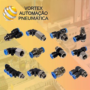 Linha completa de Conexões instantâneas Pneumáticas Roscadas !!!!