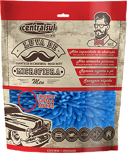 Luva Microfibra MEN - Luva pra lavar carro - LIMPEZA AUTOMOTIVA - CENTRALSUL PONTO M PECAS AUTOMOTIVAS