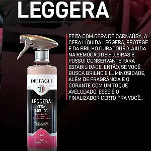 Cera 500ml Cera Liquida Leggera seco molhado Dettagli
