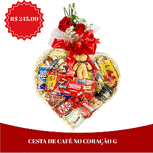 Cesta de Café no Coração G