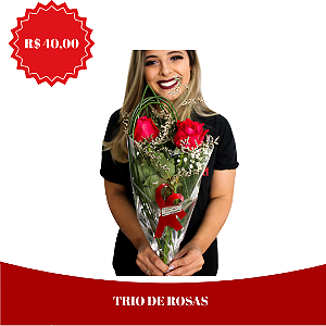 Trio de rosas