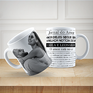 Caneca Jornal do amor