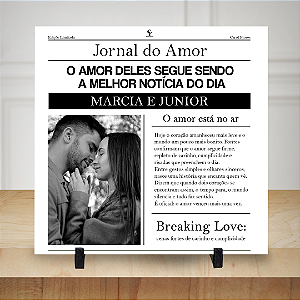 Azulejo Jornal do amor