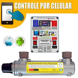 Aquecedor de Piscinas Hidrohot Wifi 80m³ até 80.000Lts