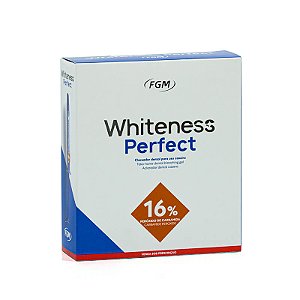Kit Clareador Whiteness Perfect 16% com 5 seringas - FGM