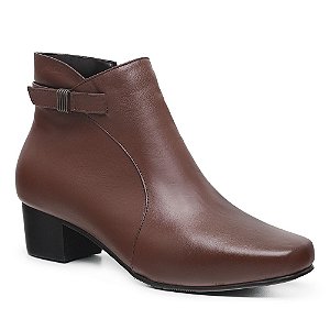 Bota Confort Anatômica Ref.: 2074 - Castor - Couro Legítimo