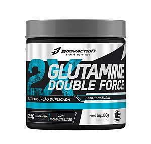 GLUTAMINA DOUBLE FORCE 300G - BODY ACTION