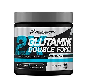 GLUTAMINA DOUBLE FORCE 150G - BODY ACTION