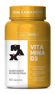 VITAMINA D3 60 CÁPSULAS - MAX TITANIUM