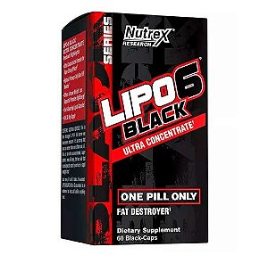 LIPO 6 BLACK 60 CÁPSULAS - NUTREX RESEARCH
