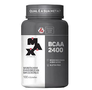 BCAA 2400 100 CÁPSULAS - MAX TITANIUM