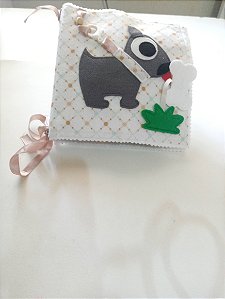 Livro Sensorial  em Feltro Cachorrinho