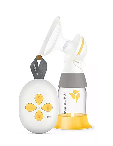 Extrator Elétrico Medela Swing solo Bateria Locação por 15 dias R$103,00 + Kit extração individual R$189,00