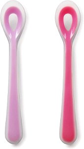 Kababy Kit Colher SIlicone Menina - 2 Unid