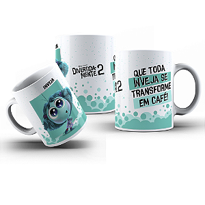 Caneca personalizada Filme Divertidamente 2 Personagem Inveja