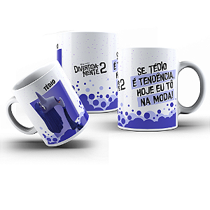 Caneca personalizada Filme Divertidamente 2 Personagem tédio