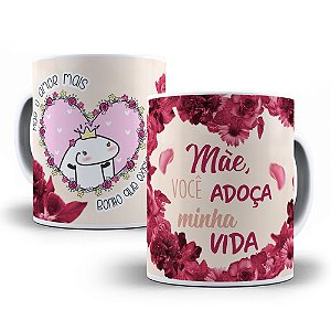 Caneca personalizada Mãe você adoça minha vida