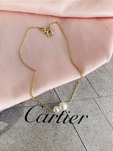 TORNOZELEIRA PÉROLA FOLHEADA