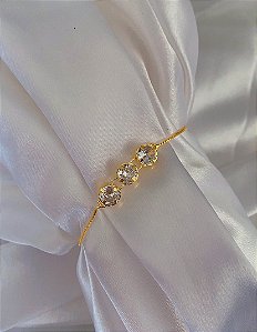 PULSEIRA TRIO DE ZIRCÔNIAS