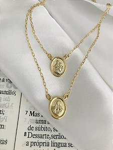 COLAR ESCAPULÁRIO FOLHEADO