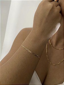 PULSEIRA DELICADA CORRENTE- DOURADA