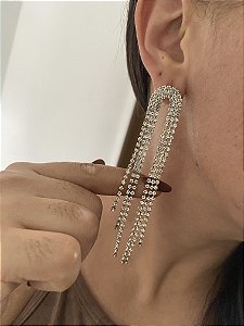 BRINCO LUX NIGHT- STRASS DOURADO