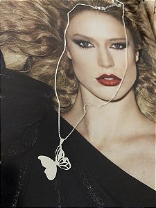 COLAR BORBOLETA- PRATA 1000