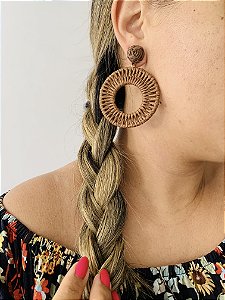 BRINCO SISAL TRANÇADO - MARROM