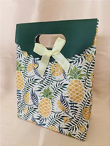 EMBALAGEM PRESENTEAVEL ABACAXIS- TAM 12,5x6,5x16,5cm