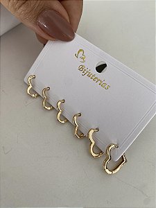 TRIO ARGOLINHAS CORAÇÃO