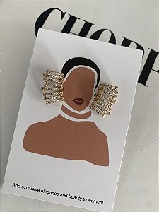 BRINCOS EAR CUFF ZIRCÔNIAS