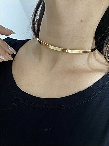 GARGANTILHA DELUXE DOURADA