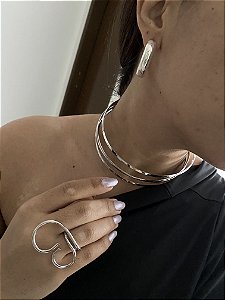 ANEL LORENA REGULÁVEL PRATEADO