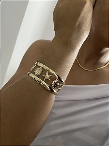 BRACELETE VERÃO DOURADO