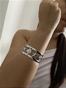 BRACELETE VERÃO PRATEADO