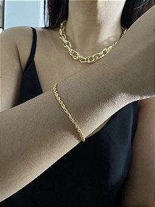 PULSEIRA CORDÃO BAIANO DOURADO
