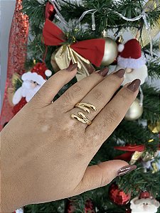 ANEL PONTAS- DOURADO- REGULÁVEL