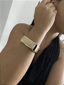 BRACELETE QUADRADO TREND- DOURADO