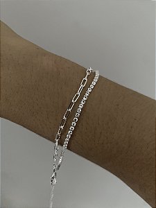 PULSEIRA DUPLA CORRENTE- PRATEADA