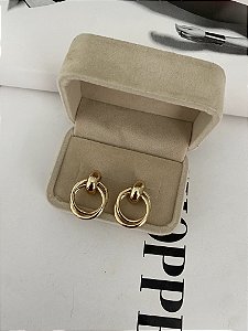 BRINCOS MALU DOURADO