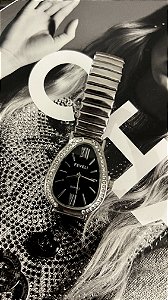 RELÓGIO ELÁSTICO COBRA- PRATEADO