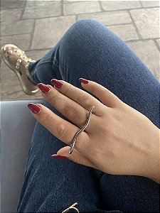 ANEL DUPLO REGULÁVEL- PRATEADO